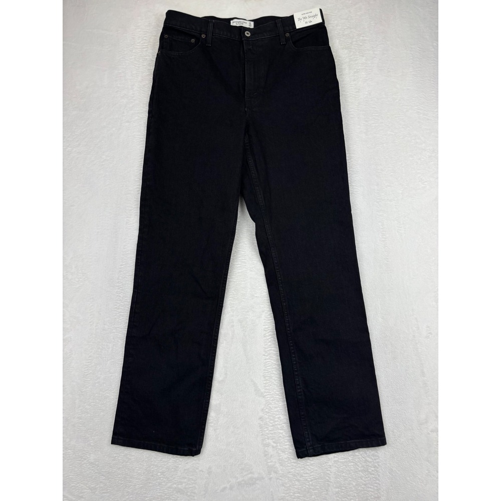Abercrombie & Fitch The 90s 31x31 Ultra High Rise Black Jeans Mens *NEW W TAGS*
